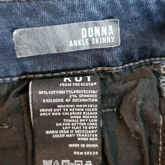 Kut From The Kloth Donna Ankle Skinny Size 8 - Picture 14 of 16